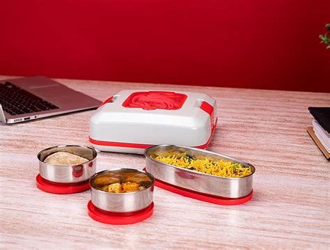 Buy Flatron Electric Tiffin Box, Set of 3 Online 